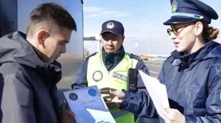 5 жыл бойы жол ережесін бұзбаған жүргізушілер марапатталды
