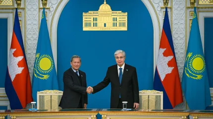 Қасым-Жомарт Тоқаев пен Хун Манет Бірлескен мәлімдеме қабылдады