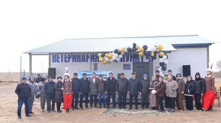 В селе Куланотпес Нуринского района открылся ветеринарный пункт
