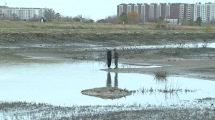 Астанада Есілдің сағасы бір түнде тартылып қалды