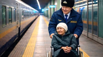 Вокзалдарда мүгедектігі бар жолаушыларға арналған жаңа сүйемелдеу қызметі іске қосылды