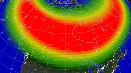 Магнитные бури начались на  Земле после крупнейшей вспышки на  Солнце
