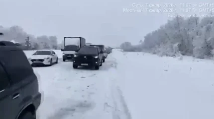 170-тен астам автокөлік Өскемен – Семей тасжолын қауіпсіз жүріп өтті