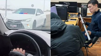 Ақтөбеде жол ережесін өрескел бұзған кортеж жүргізушілері жауапқа тартылды
