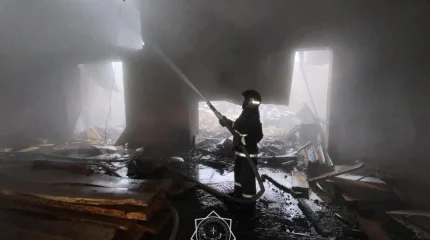 Овощной склад загорелся в Таразе