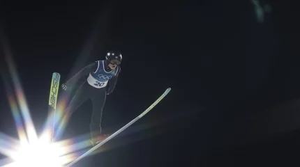 Илья Мизерных в прыжках с трамплина показал лучший результат в истории казахстанского спорта