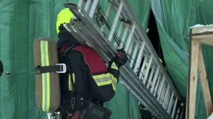 Пожар вспыхнул на станции Astana LRT