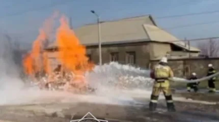 Взрыв на газопроводе произошел в Шымкенте