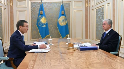 Президент Орталық референдум комиссиясының төрағасы Нұрлан Әбдіровті қабылдады