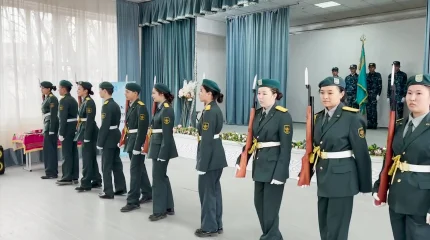 В Алматинской области открыли класс юных полицейских