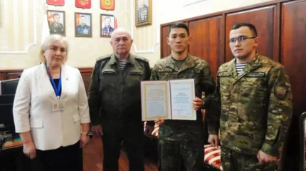 Казахстанский курсант стал победителем международного конкурса военно-научных работ