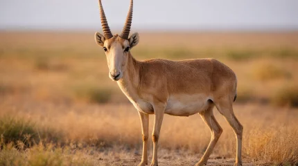 Минэкологии: зимний падеж сайгаков связан с природными факторами