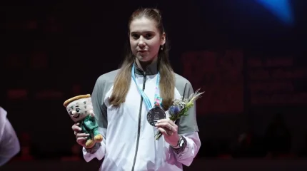 Семсерлесуші София Актаева Азия чемпионатында қола медаль алды