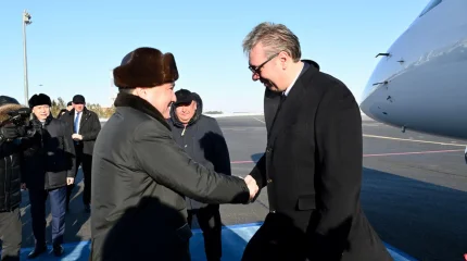 Президент Сербии Александр Вучич прибыл в Астану с официальным визитом