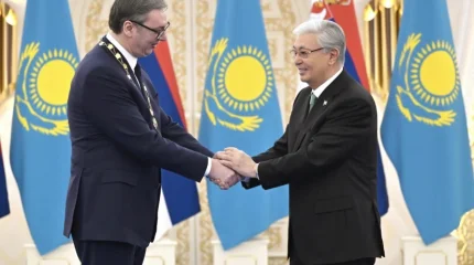 Президент Сербии удостоен высшей госнаграды Казахстана