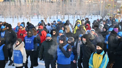 Забег Taldau Run в Астане собрал сторонников здорового образа жизни перед референдумом