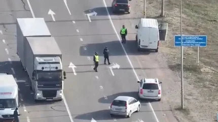 Жамбыл облысы жолдарында дрондар арқылы құқық бұзушылықтар анықталуда