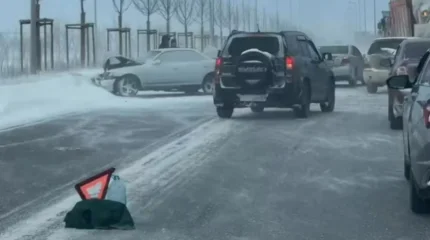 Крупное ДТП произошло под Астаной