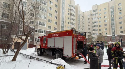 Елорда құтқарушылары өрт кезінде 11 адамды эвакуациялады