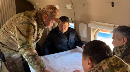 Канат Бозумбаев проверил паводкоопасные районы Улытау перед сезоном большой воды