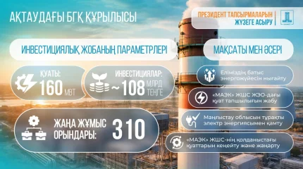 Үкімет Ақтау бу-газ қондырғысын салу жөніндегі келісімге қол қоюды мақұлдады