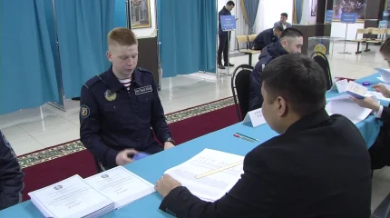 Солдаты Нацгвардии впервые проголосовал в день своего рождения