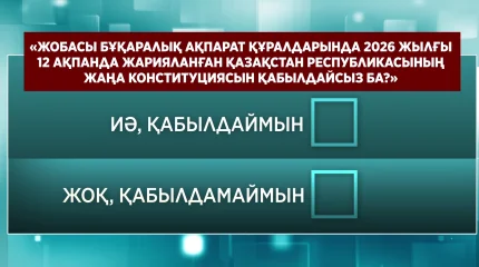 Жаңа Конституция жобасын қабылдау жөнінде республикалық референдумға дауыс беру басталды