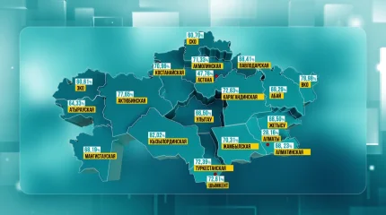 82,02%: активнее всего голосуют в Кызылординской области, - ЦИК