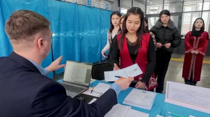 Студенты университета впервые проголосовали на Референдуме в СКО