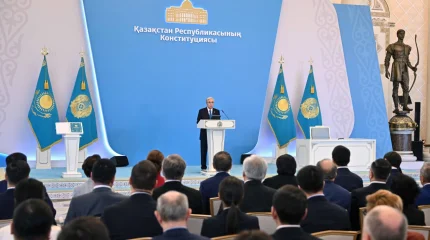 Президент Конституцияны қабылдауға арналған салтанатты жиынға қатысты