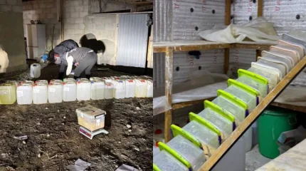 Шымкентте есірткі зертханасы жойылды: мефедронның 8 мың дозасының таралуына жол берілмеді