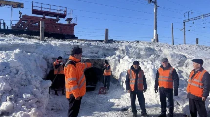 В Акмолинской области усиливают защиту железной дороги от паводков