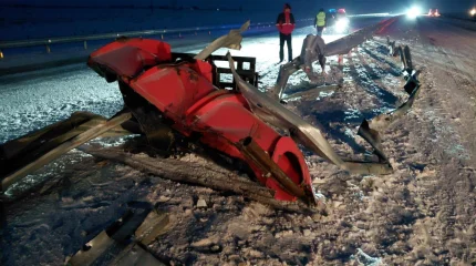 Жол-құрылыс техникасының қатысуымен жол апаты болды