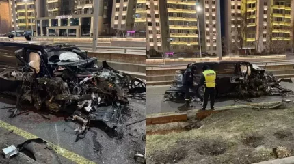 Алматыдағы жол апаты: Zeekr жүргізушісі мас күйде болғаны анықталды