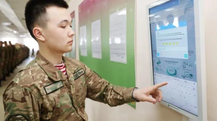 Ұлттық ұлан сарбаздары асхана тағамын электронды жүйе арқылы бағалайды