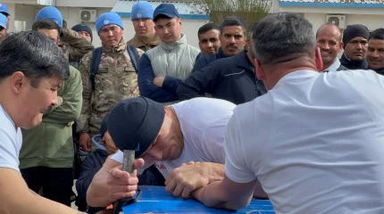 Казахстанские миротворцы устроили спортивные состязания к Наурызу на Голанских высотах