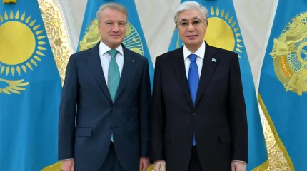 Мемлекет басшысы Қасым-Жомарт Тоқаев Сбербанктің басқарма төрағасы Герман Грефті қабылдады