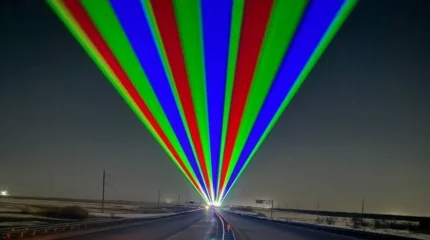 Лазерный свет на дорогах Казахстана: новая система безопасности спасает жизни