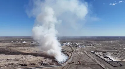 Атырауда қоқыс полигоны өртеніп жатыр