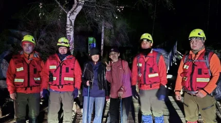 Из сильного бурана в горах Алматы спасли двух сестёр