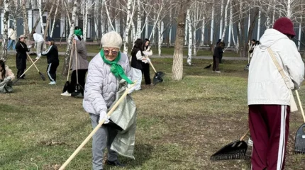 Астанадан 100 тонна қоқыс шығарылды