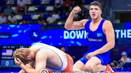 Қазақстандық балуан Едіге Қасымбек еркін күрестен Бішкекте өтіп жатқан Азия чемпионатында жүлдегерлер қатарына енді