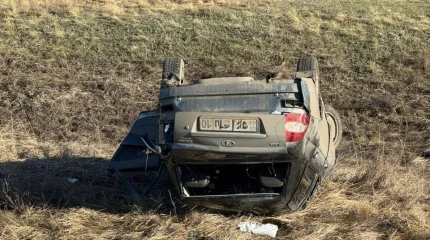 ДТП с опрокидыванием устроил молодой водитель в Костанайской области