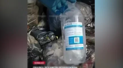 Алматы облысының Шелек ауылында дәрі-дәрмек қалдықтары қоқысқа тасталған