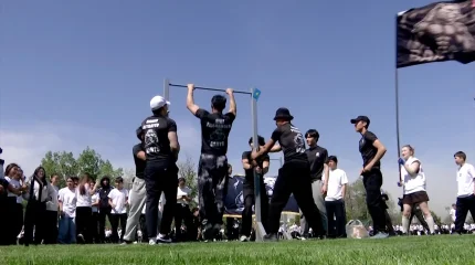 Алматыда 5 мыңнан астам оқушы мен студенттің қатысуымен ауқымды жаппай жаттығу өтті