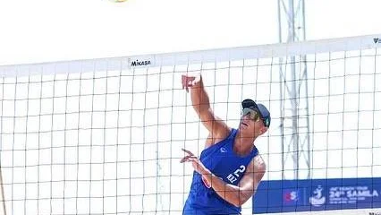 Азия ойындарында ерлер арасында жағажай волейболынан жарыстар басталды