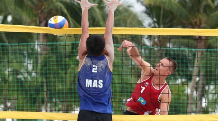 Казахстанские пляжники идут без поражений на Азиаде-2026