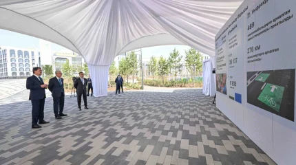 Женис Касымбек доложил Президенту об озеленении и благоустройстве столицы