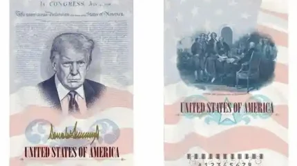 Портрет Трампа поместят на обложку паспорта США