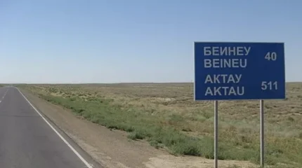 Автодом с туристами из Швейцарии опрокинулся под Актау